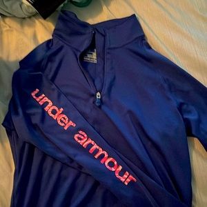 Youth large Undet Armour Running or Workout LS Top